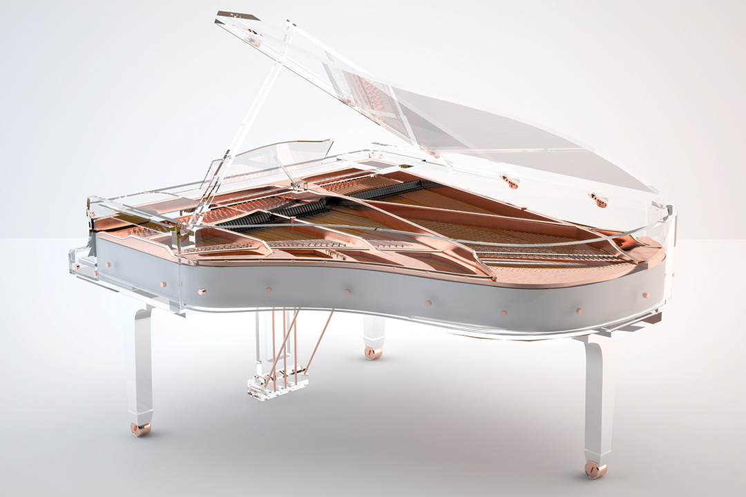 Bluthner Crystal Edition Elegance Piano