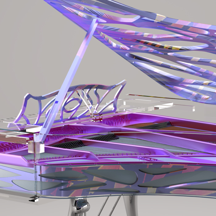Bespoke Crystal Edition Piano