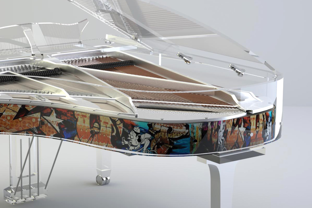 Bluthner Crystal Edition Custom Grand Piano