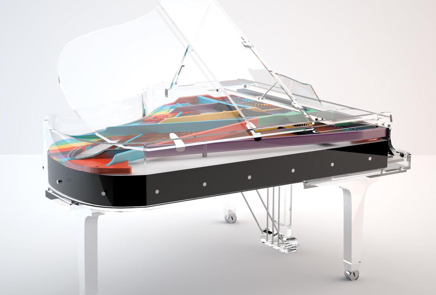 Bluthner Crystal Edition Custom Grand Piano