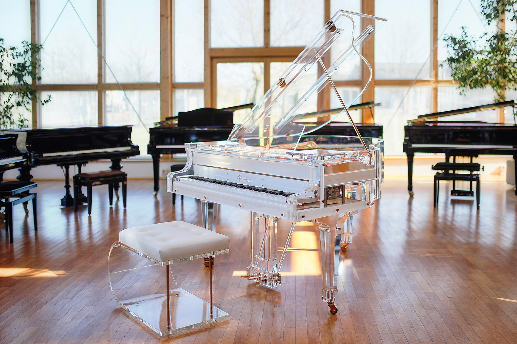Bluthner Crystal Edition Glass Grand Piano
