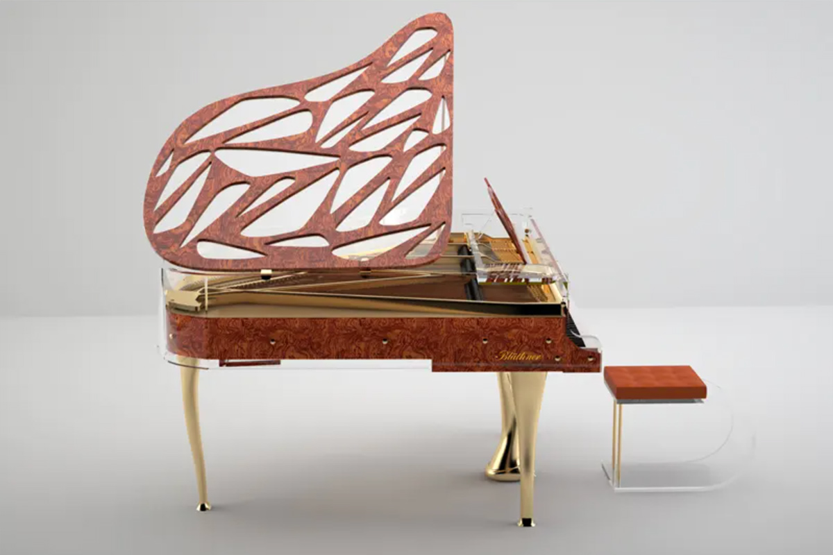 Crystal Edition Grand Piano in Walnut