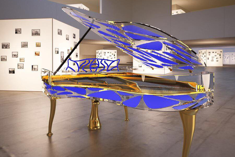 Bluthner bespoke piano