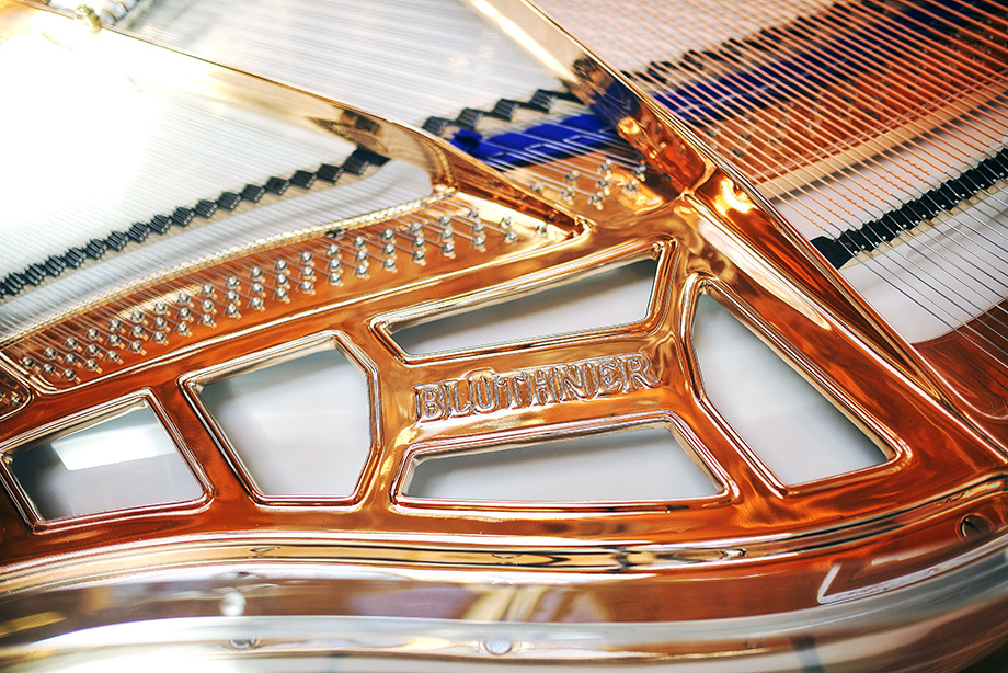 PH Edition Grand Piano with rose gold frame
