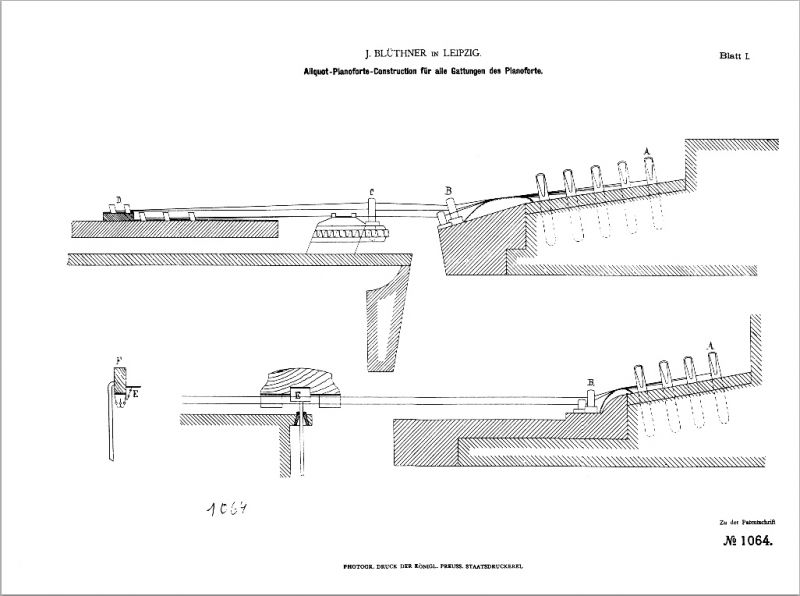 Blüthner history Aliquot