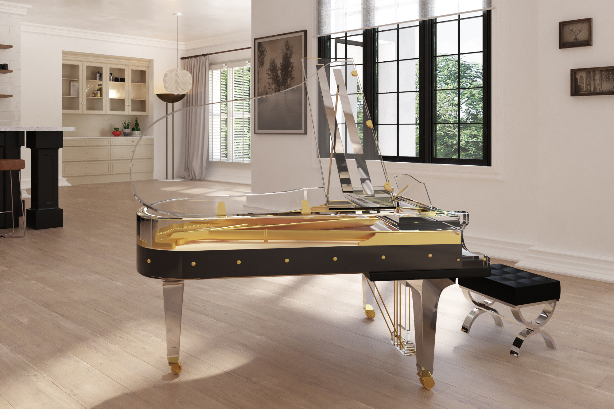 Blüthner Crystal Edition Grand Piano
