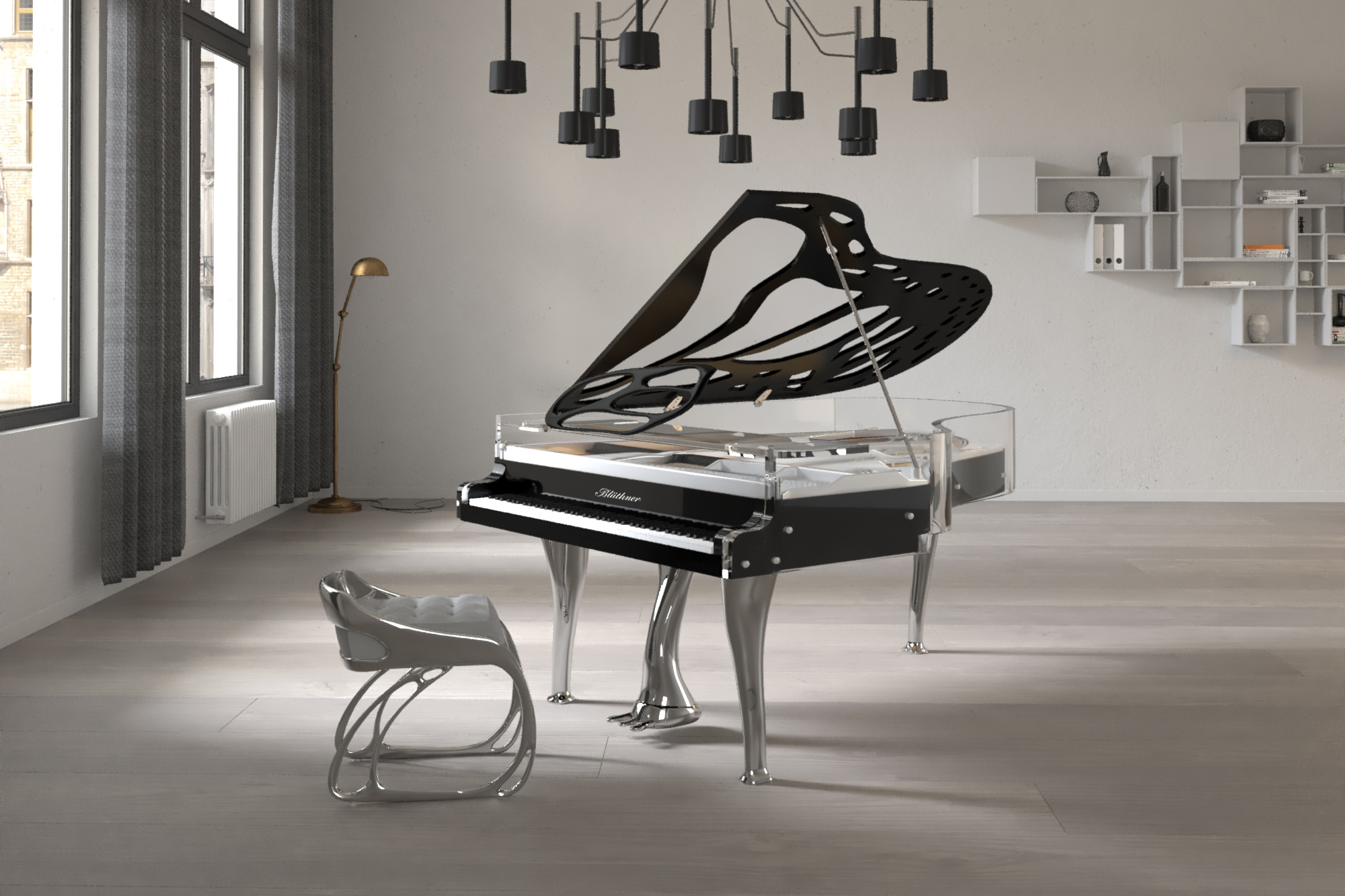 Blüthner Crystal Edition Grand Piano