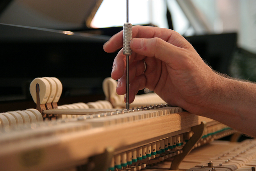 Piano voicing and re-facing