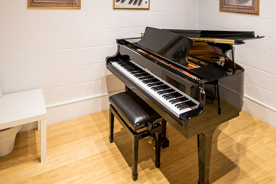 Piano practice studio