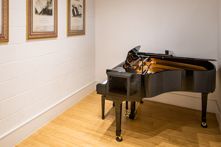 Piano practice studio